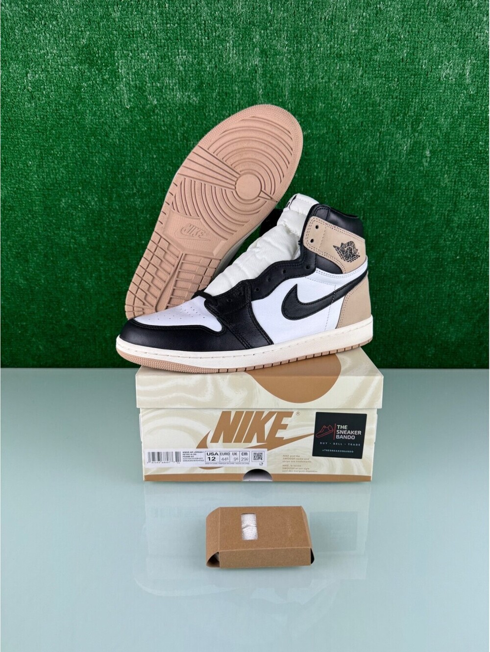 Size 12W/10.5M - Air Jordan 1 Retro OG High Latte W